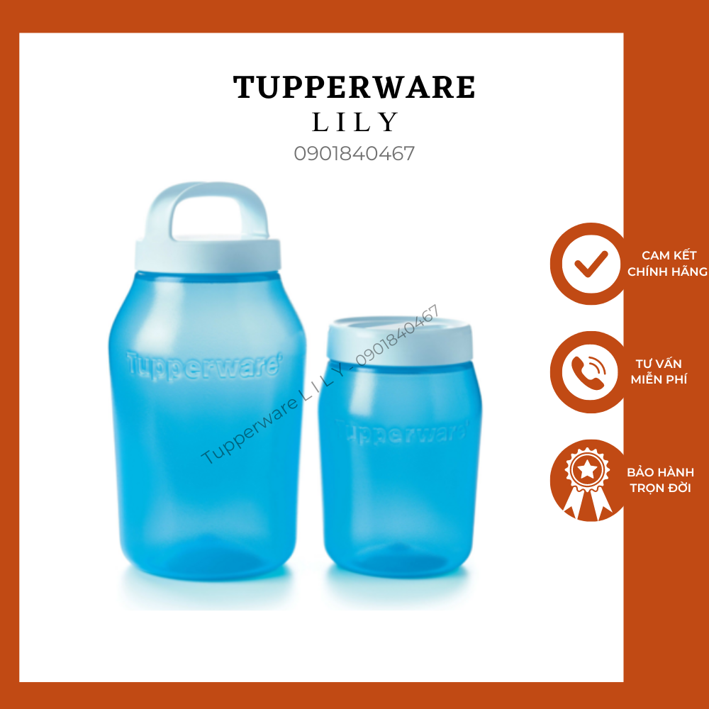 Bộ hộp ngâm universal jar 2 hộp - tupperwarelily