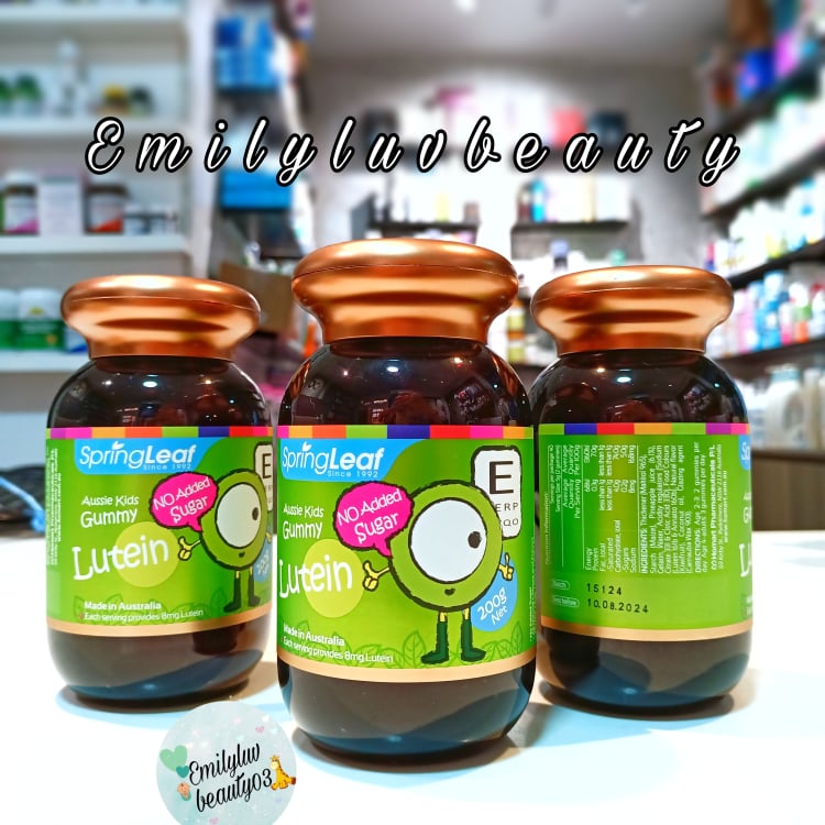Kẹo dẻo bổ mắt Spring Leaf Gummies Lutein cho bé từ 2 tuổi 200g