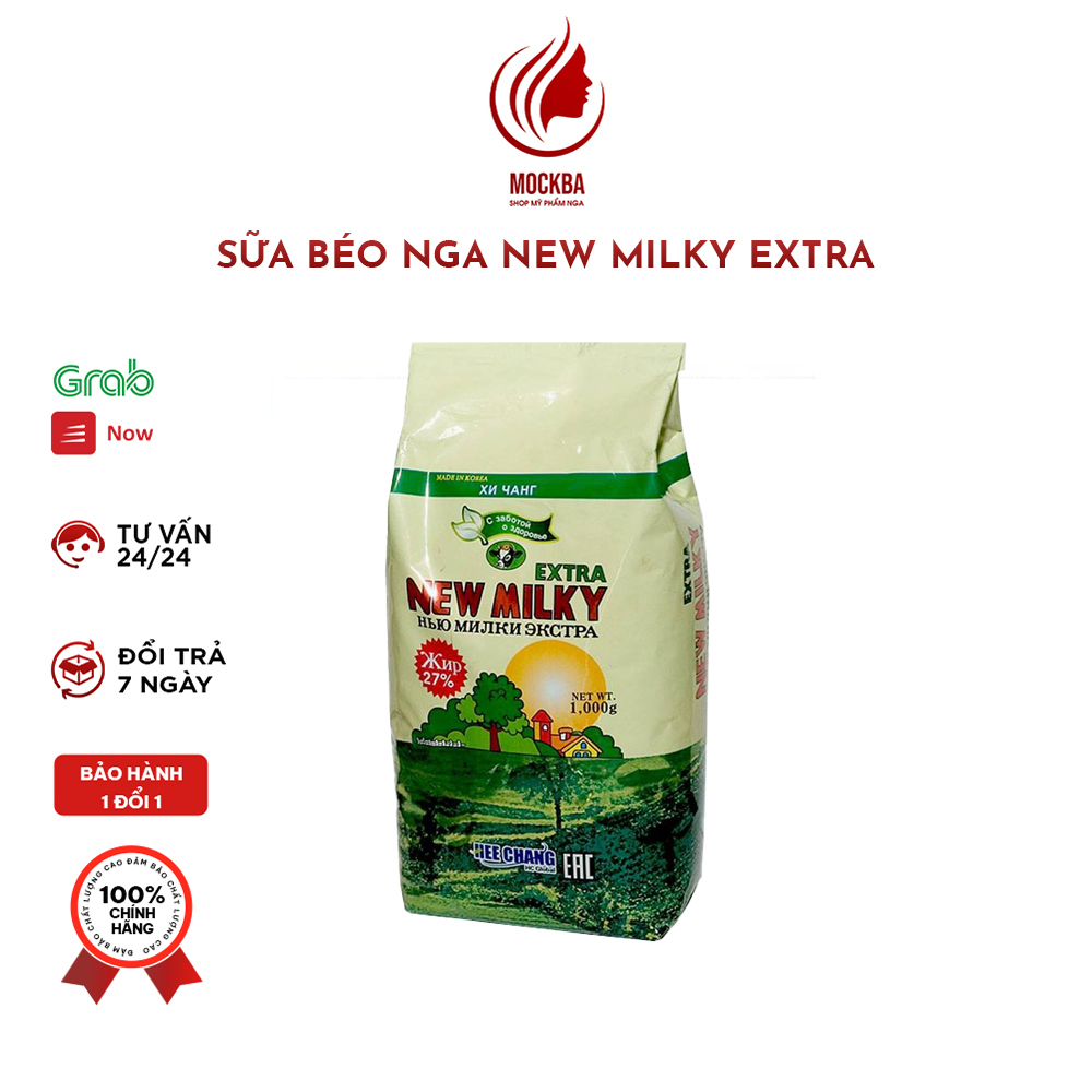 Sữa tươi béo tăng cân dạng bột New Milky Extra, Nga Cho Độ Tuổi Từ 3 Trở Lên