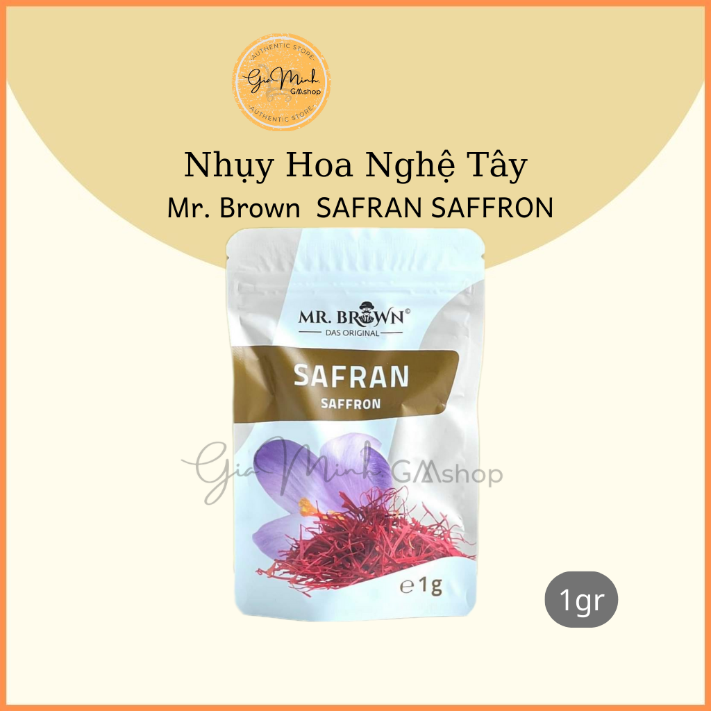 Nhụy hoa nghệ tây safran saffron 1gr- nội địa đức