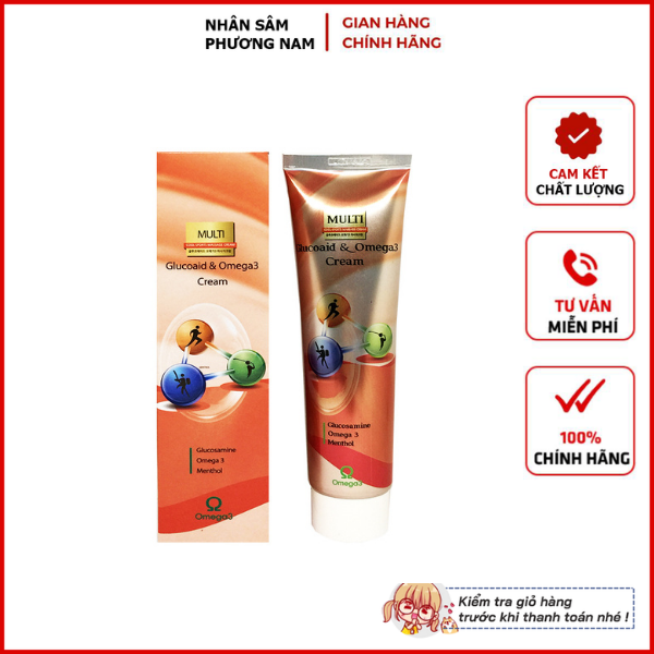 Dầu xoa bóp khớp Glucoaid & Omega3 Cream Hàn Quốc 165ml