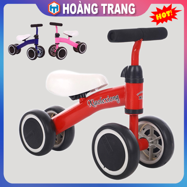Xe chòi chân 4 bánh Xiaolexiong, xe thăng bằng tập đi cho bé dưới 3 tuổi, tăng khả năng vận động cho bé