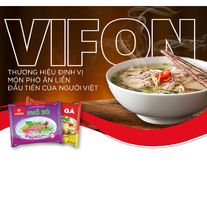 Phở bò ăn liền Vifon 65g