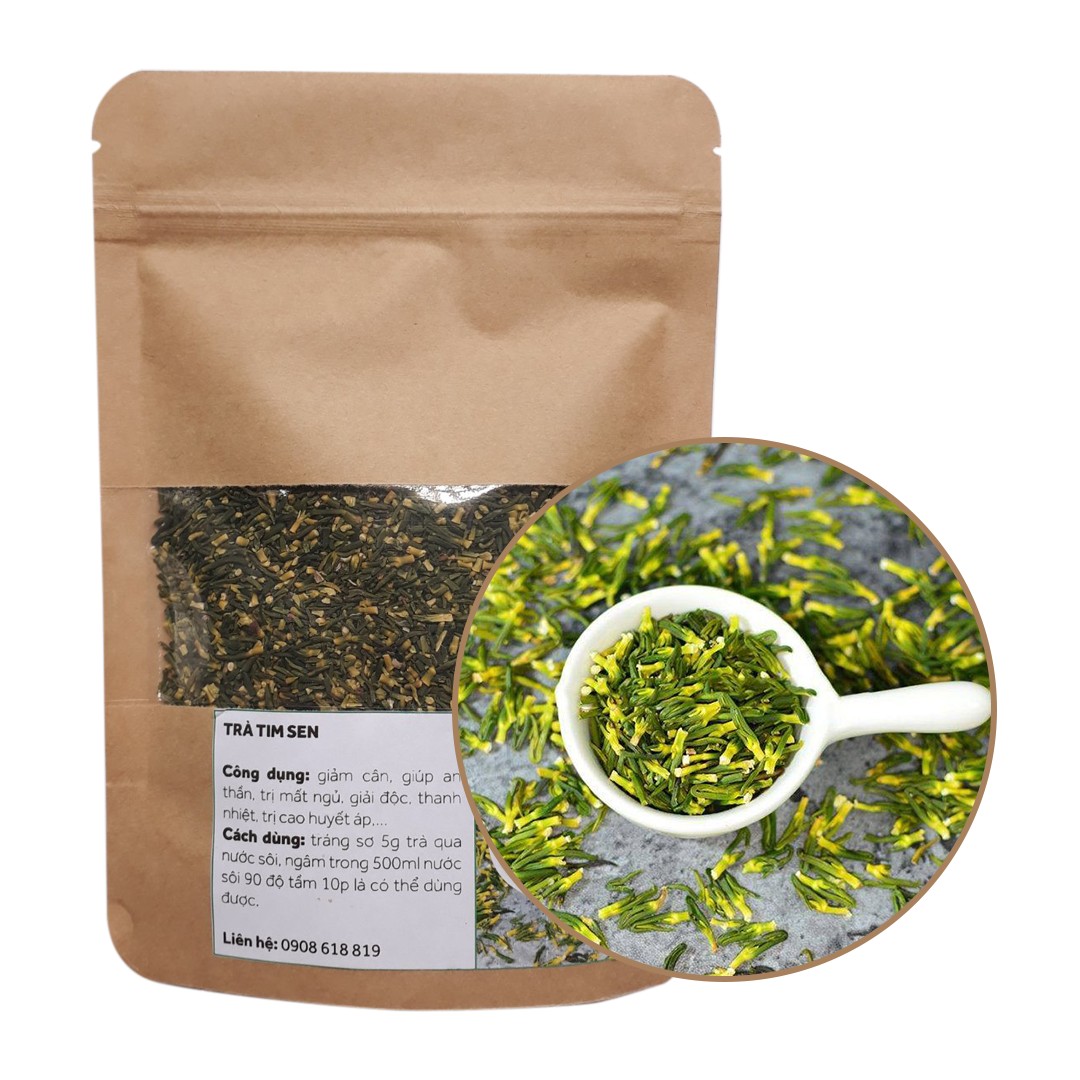 Trà tim sen khô đồng tháp mười - - 100g