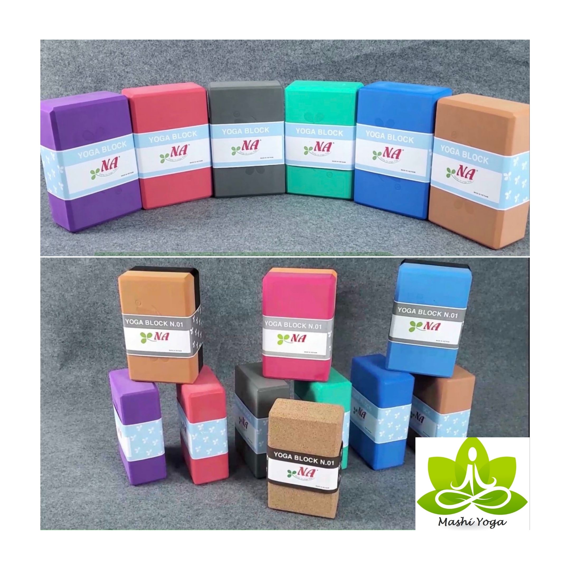 [HCM]Gạch tập Yoga NA - cao 8.5cm bền không xẹp lún có nhiều màu