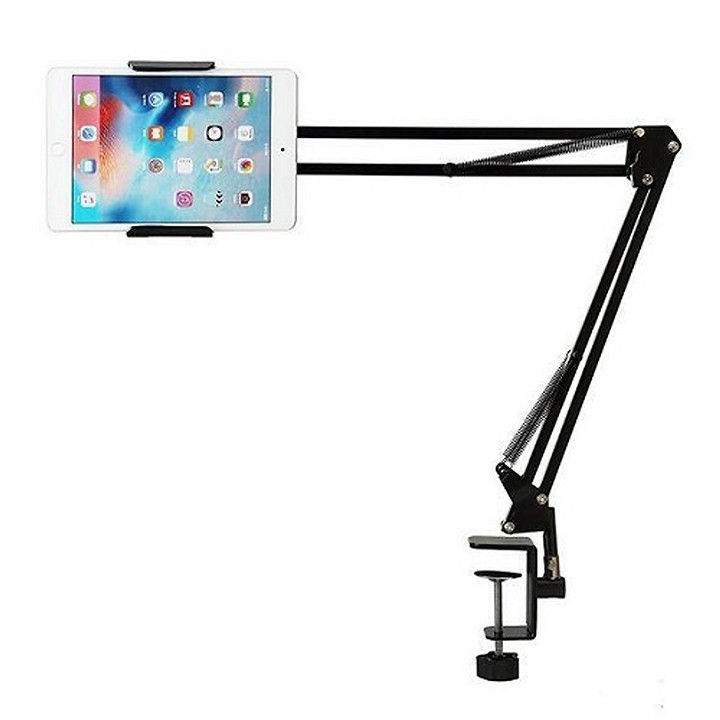 Kẹp điện thoại - Kẹp điện thoại live stream - Giá đỡ điện thoại, máy tính bảng có chân kẹp đầu giường, cạnh bàn