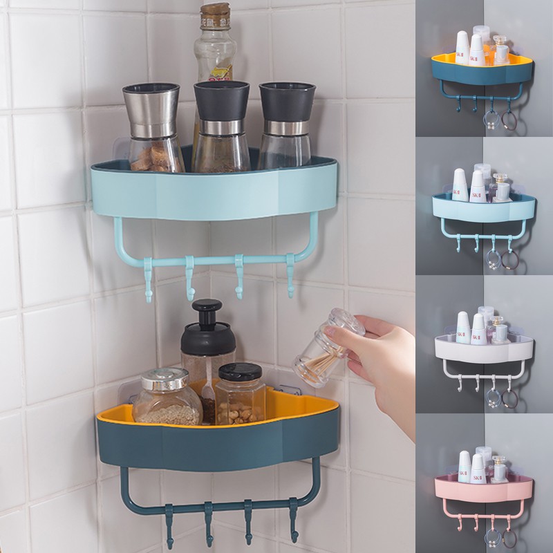 Kệ góc, kệ nhà tắm dán tường hình đám mây ngộ nghĩnh
