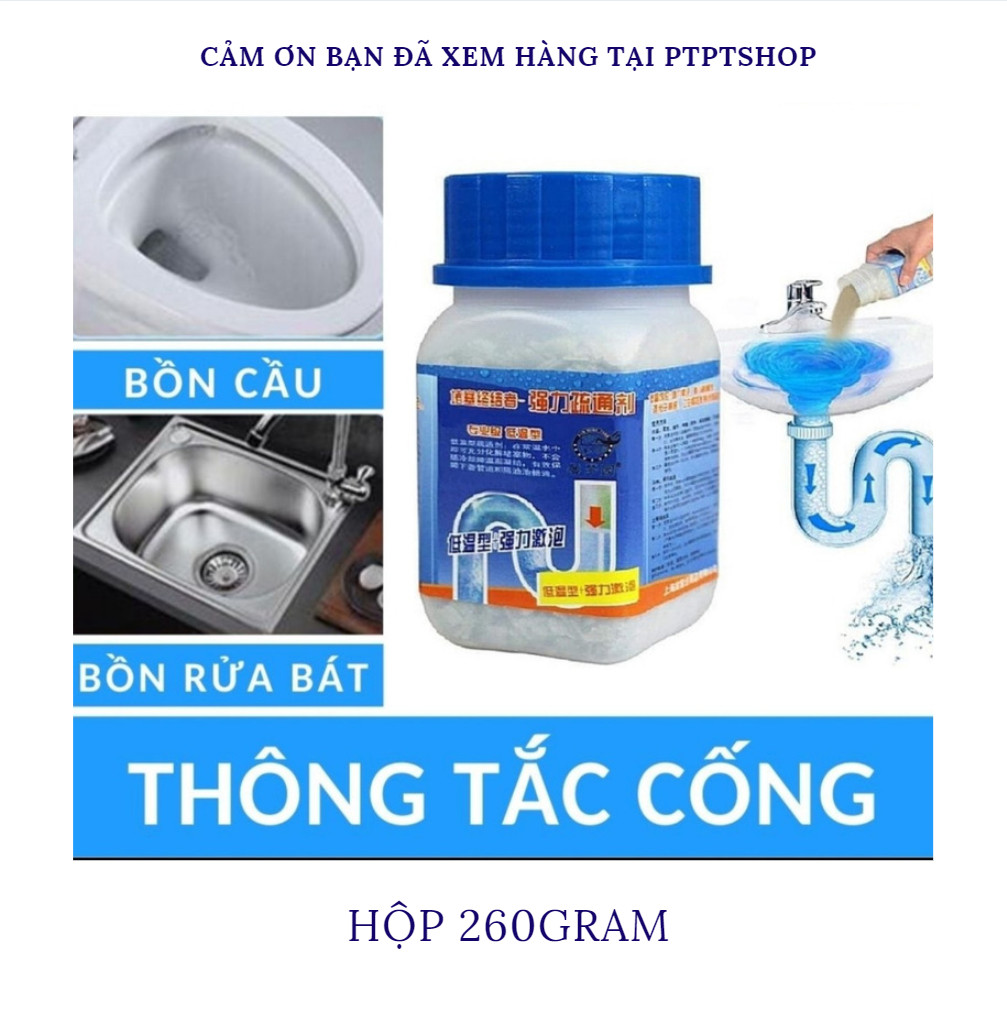 Thông tắc cầu cống siêu mạnh 260gram