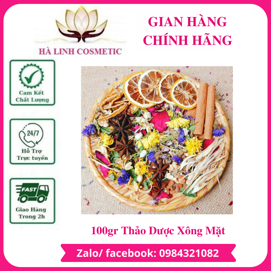 100gr Thảo Dược xông mặt đẹp da