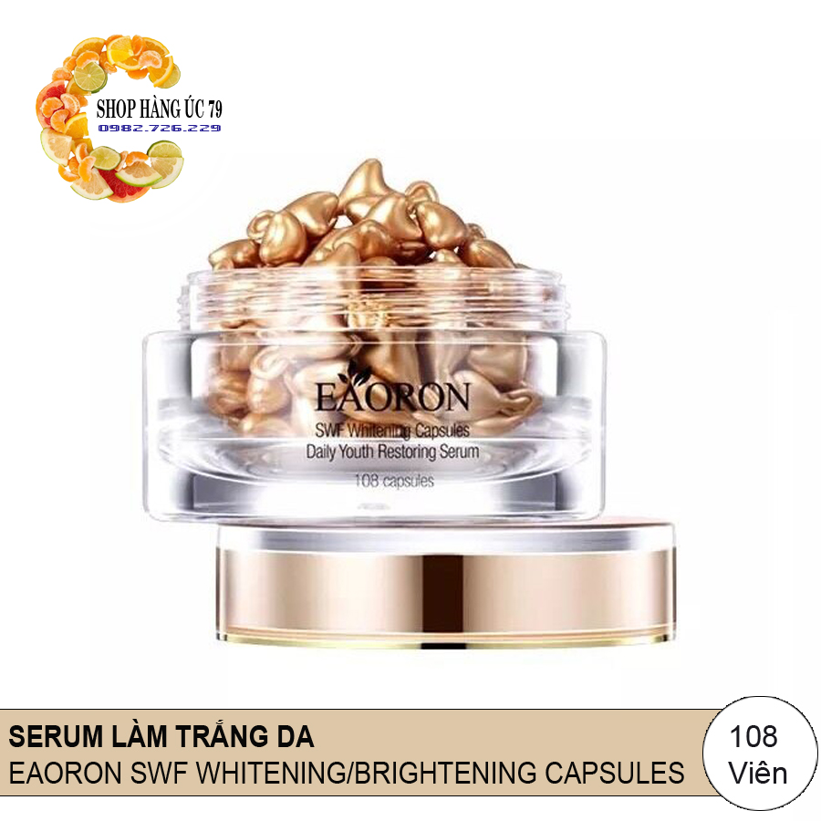 SERUM LÀM TRẮNG DA - EAORON SWF BRIGHTENING CAPSULES (108 Viên) của Úc