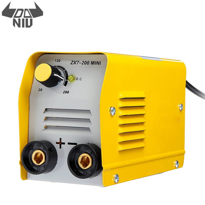 Máy hàn cầm tay DANIU ZX7-200 200A Máy hàn điện mini IGBT DC biến tần hàn que hàn MMA để hàn các vật liệu khác nhau.