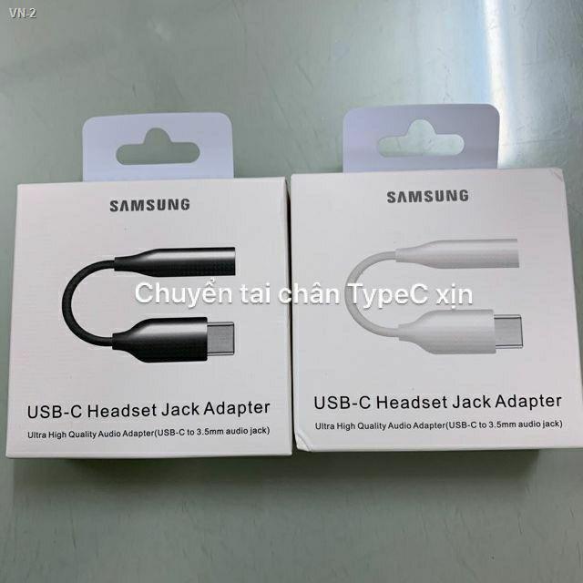 Type C Dòng dữ liệu℗┅۩ Jack cắm chuyển đổi tai nghe chân Type-C sang 3.5mm cho samsung note 10/note 10 pro