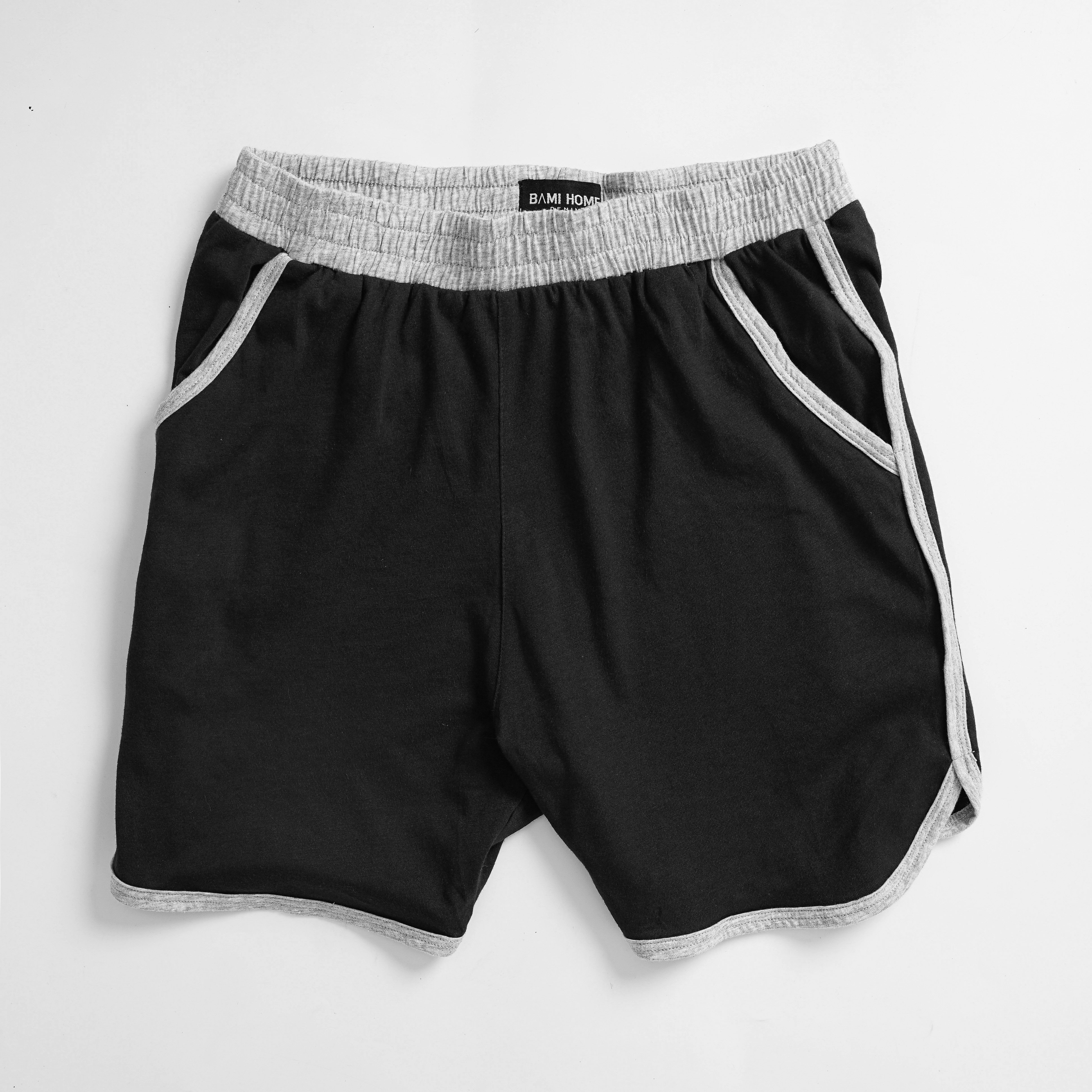 Quần đùi nam BAMIHOME chất liệu thun cotton cao cấp, quần đùi mặc nhà mặc ngủ thoải mái QTV