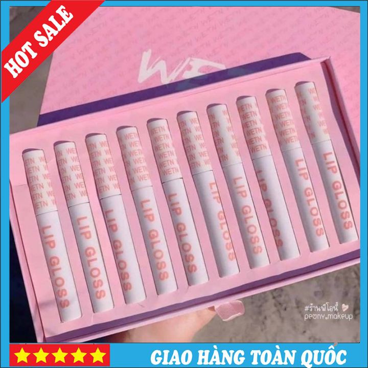 💖💖freeship💖💖 sét son kem 10 cây lipgloss went nội địa trung