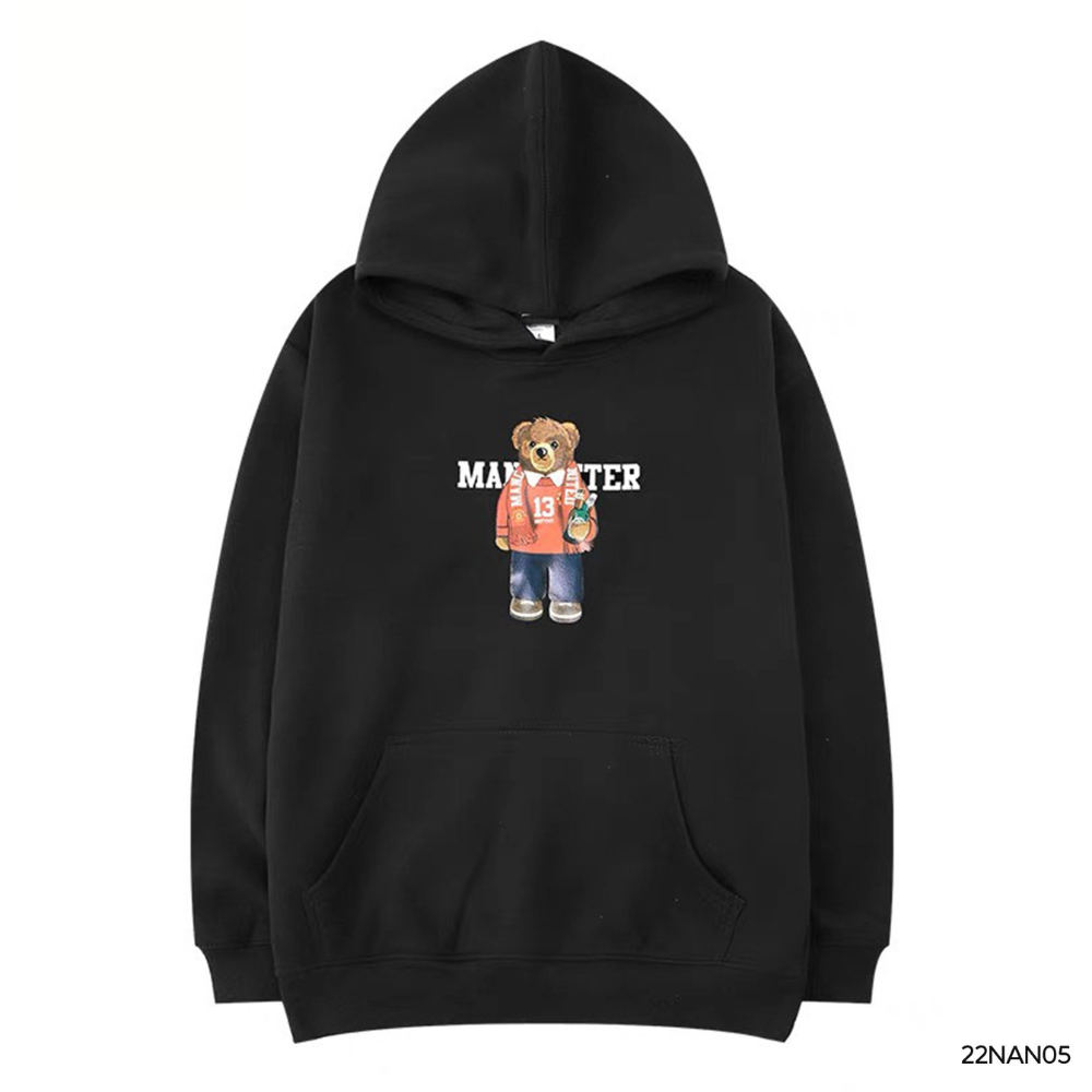 Áo hoodie gấu áo đỏ bigsize - 22nan05 -
