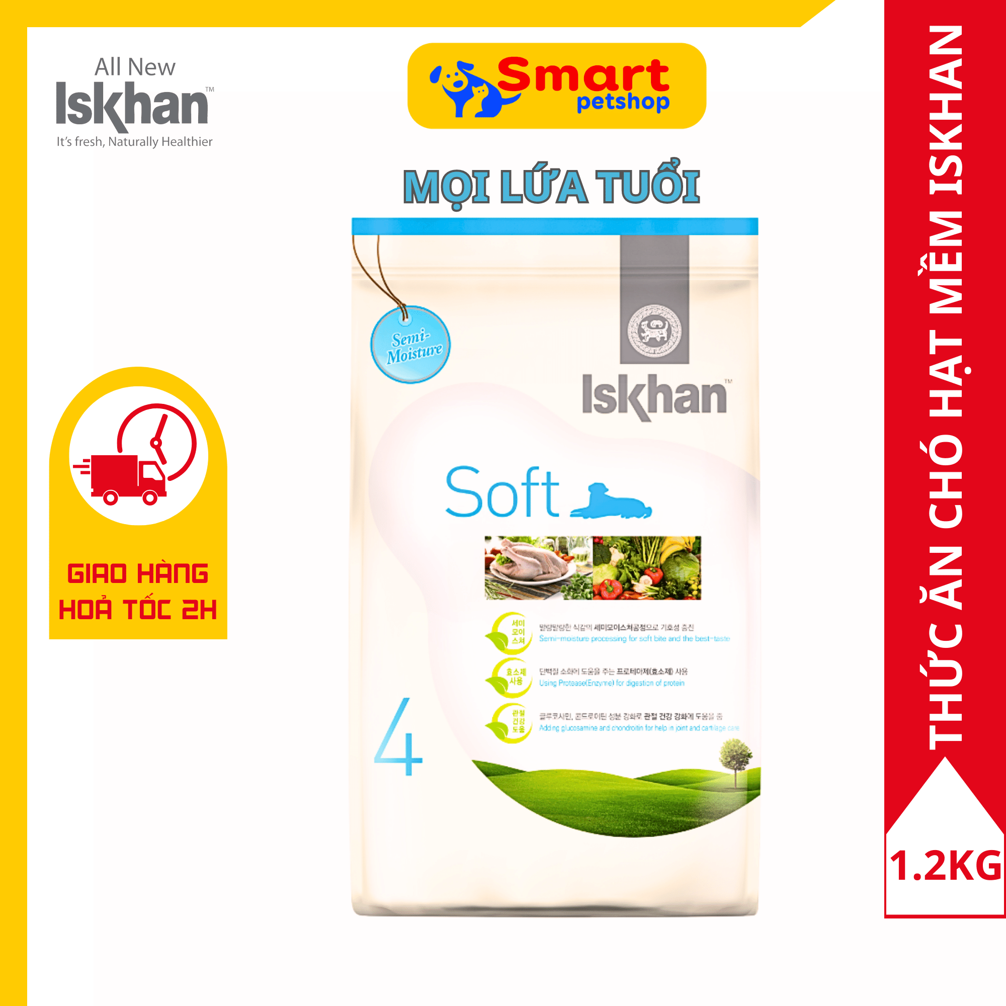 Iskhan soft food for dogs of all ages