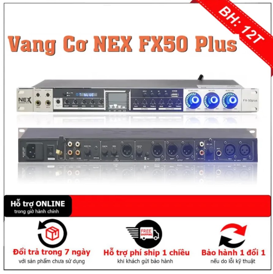 [SIÊU PHẨM 2024] Vang Cơ NEX FX50 PLUS, Chống Hú Tối Ưu, Tích Hợp Mạch Xử Lý Âm Thanh Reverb Hoàn Hả