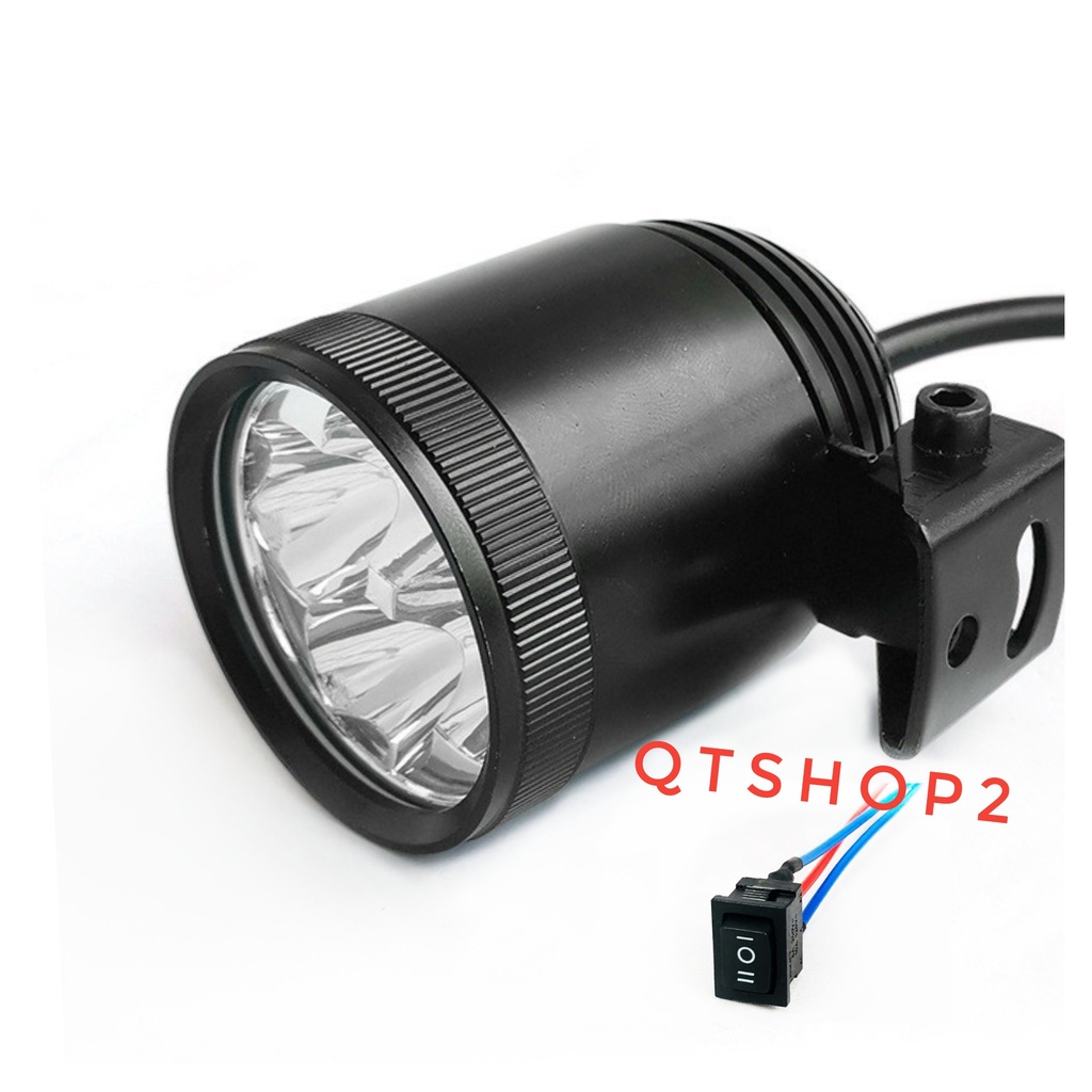 Đèn trợ sáng l4 xe máy tặng pátg tắc