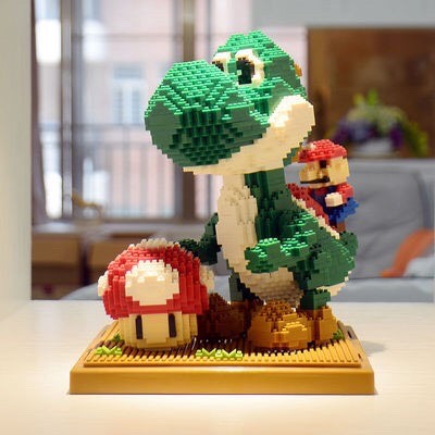 LEGO Khủng long Yoshi Mario 3D mới nhất - đồ chơi xếp hình, lắp ráp 2200pcs