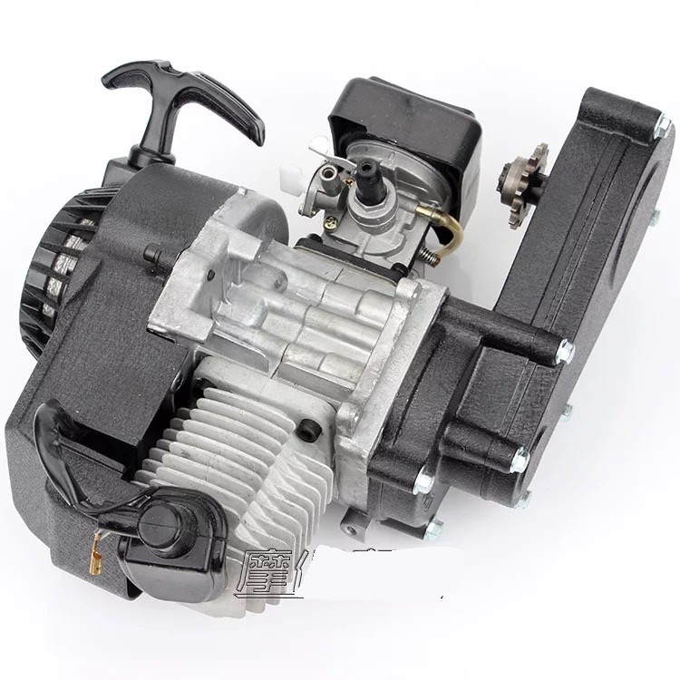 Động cơ cào cào mini 50cc có ốp tản nhiệt tăng công xuất 50cc - cục máy - cục máy 50cc 2 thì - cục máy 50cc chế xe