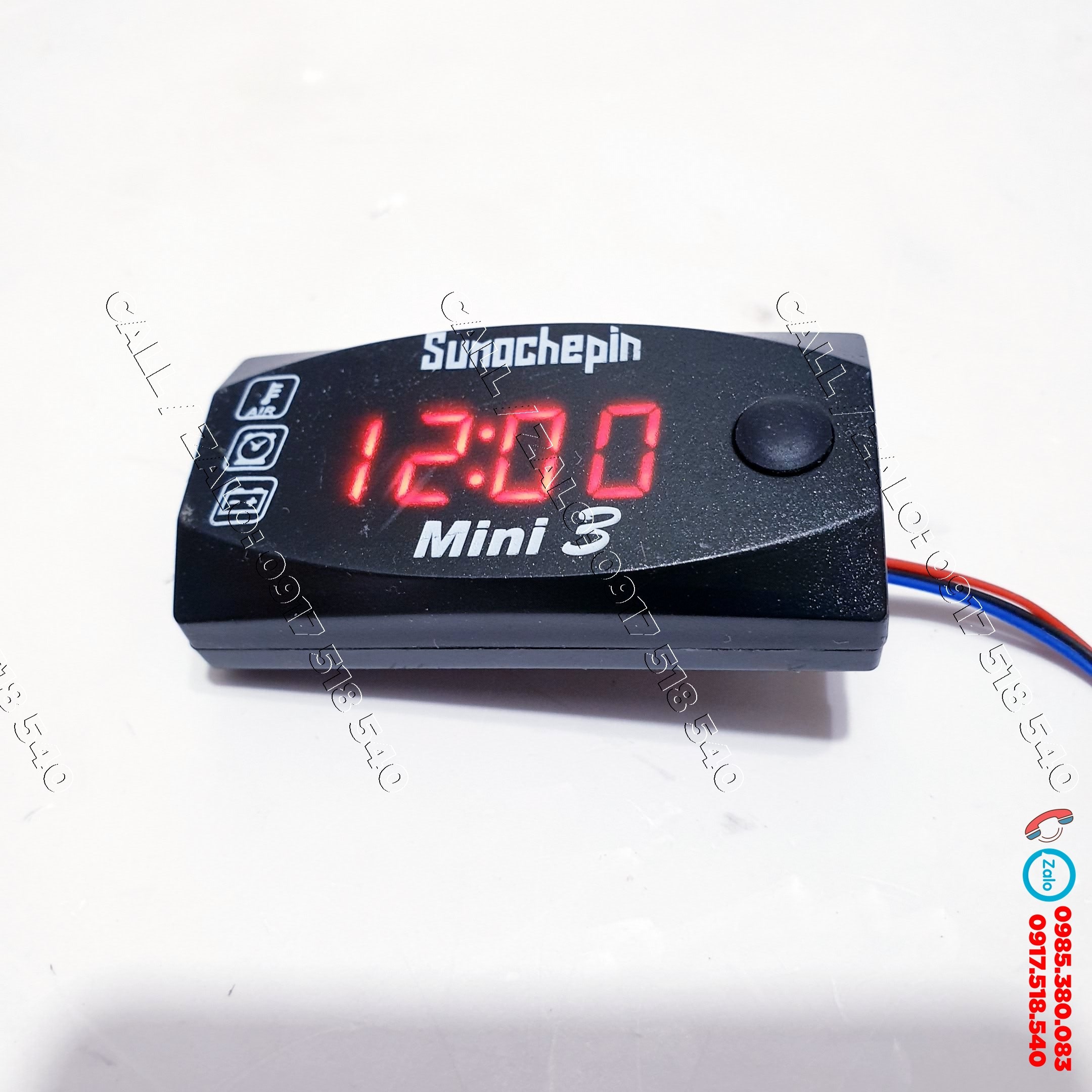 ĐỒNG HỒ BÁO VOL 3 IN 1 MINI 3 ( TIME, VOL, NHIỆT ĐỘ)