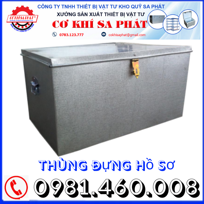Thùng đựng hồ sơ, lưu trữ tài liệu chứng từ file bìa còng kt 50 x 35 x 25 cm
