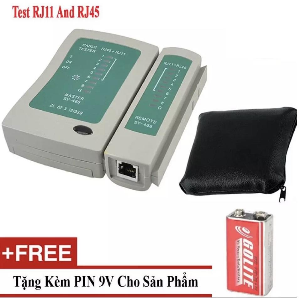 Hộp test cáp mạng RJ45 tặng pin