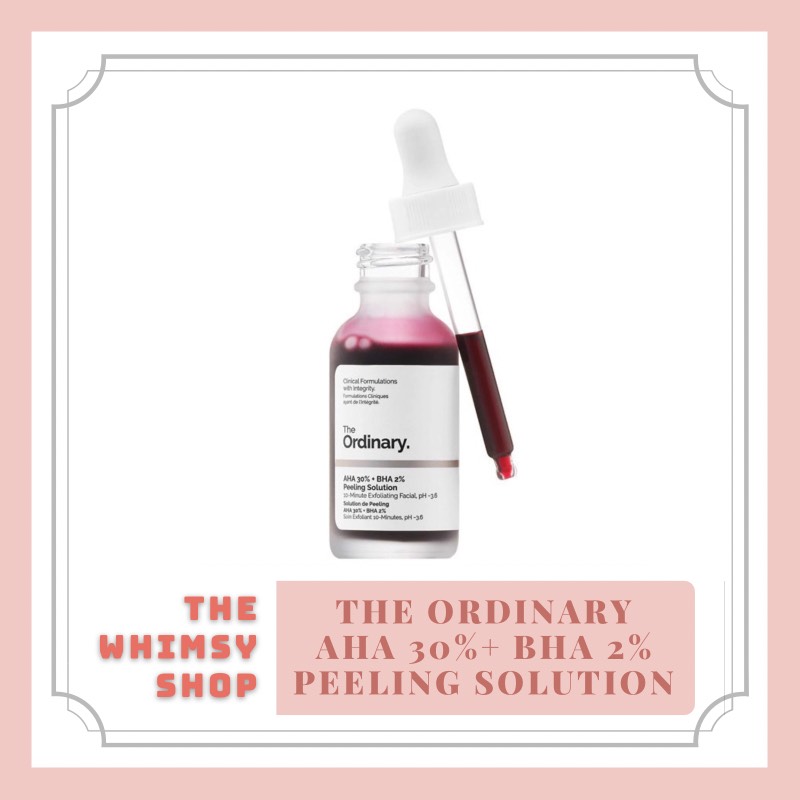 [HCM][THE ORDINARY] AHA 30%+ BHA 2% PEELING SOLUTION