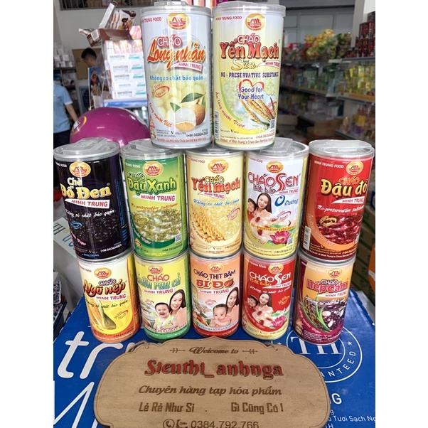 Cháo sen bát bảo minh trung 365g