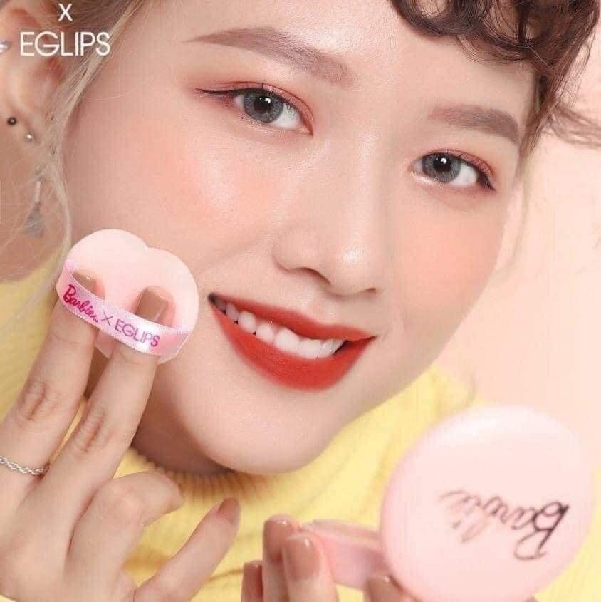EGLIPS - PHẤN PHỦ EGLIPS X BARBIE BLUR POWDER PACT  - HẠT PHẤN CỰC MỊN ĐỘ CHE PHỦ CAO