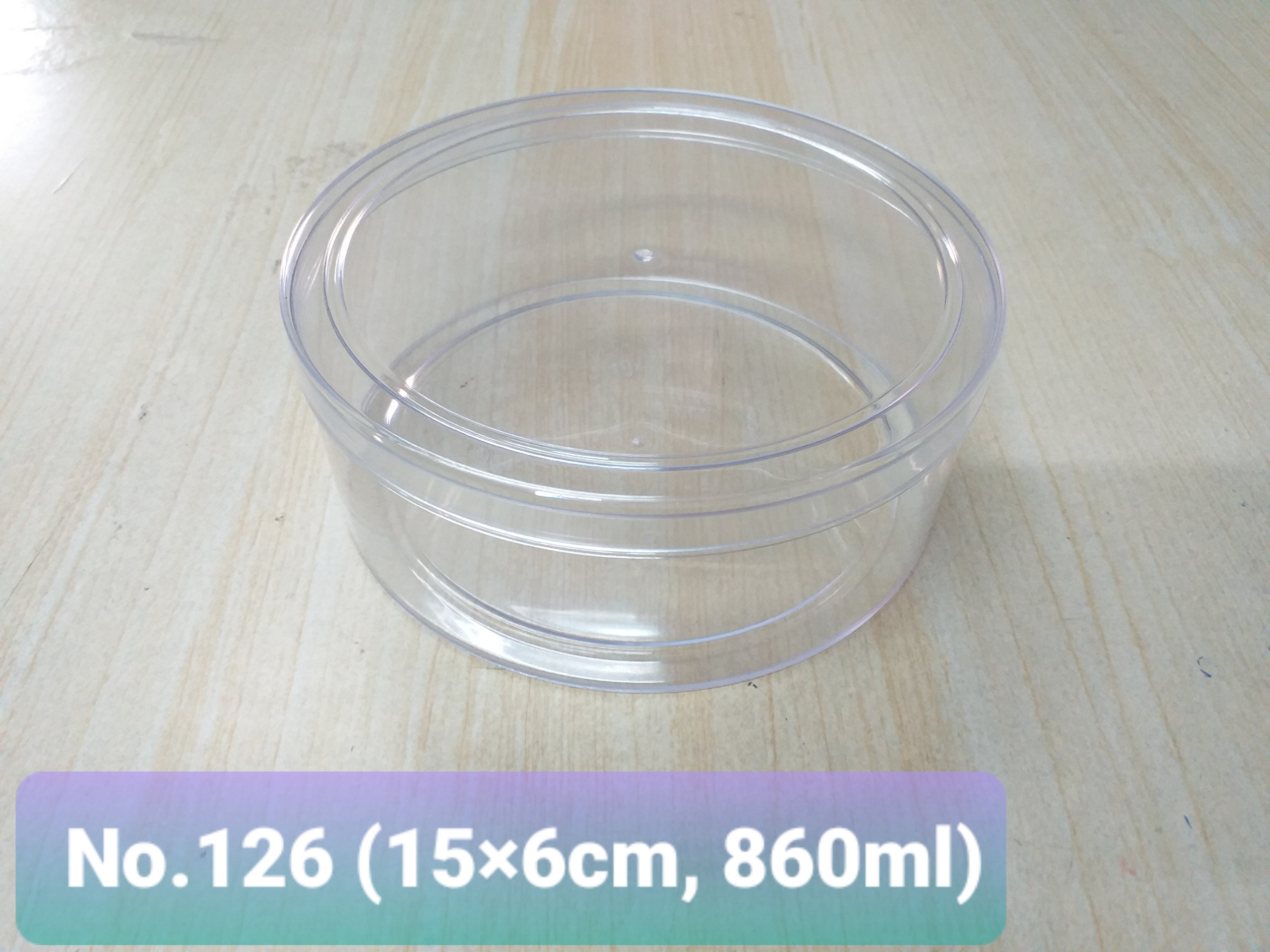 [HCM][Freeship mua 2 giảm 10%] SET 20 HỘP NHỰA MICA CỨNG TRÒN 15x6 cm (No.126)