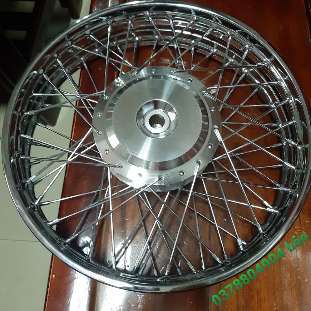 Bánh căm xe máy VARIO CLICK ARI BLADE VISON niềng union 17 trước 1.2 sau 1.4 gắn như zin đã rút căm sẵn