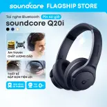 Soundcore by Anker Q20i Hybrid ANC Headphones, Wireless Over-Ear Bluetooth, 40H Long ANC Playtime, Hi-Res Audio, Big Bass, Customize via an App, Transparency Mode, Ideal for Travel-A3004