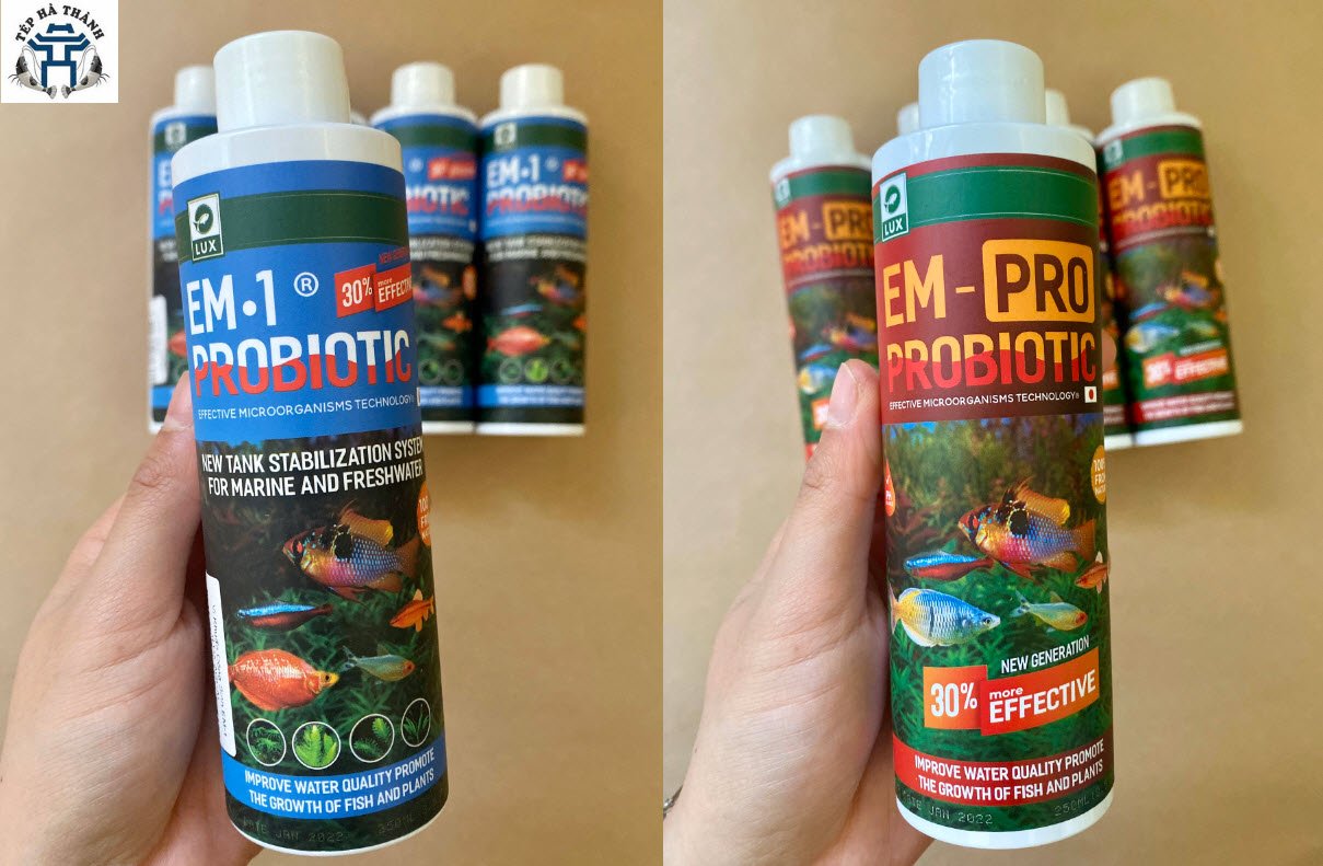 Combo vi sinh em-1 và em-pro loại 250ml