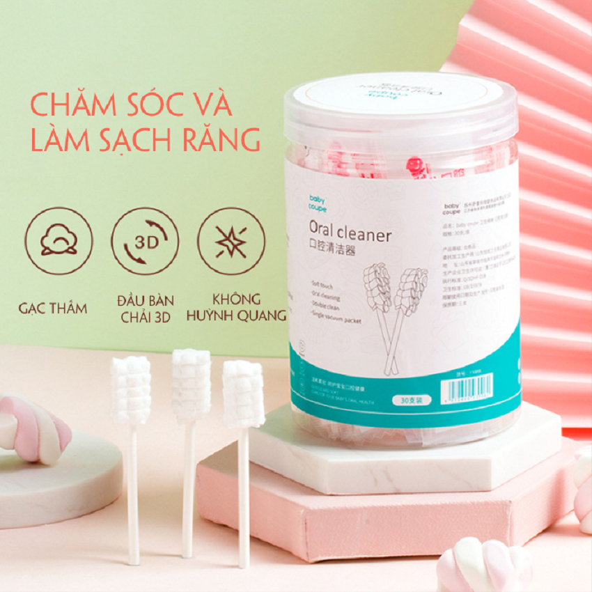 GẠC RƠ LƯỠI DẠNG QUE - Vô trùng, Que giấy thân thiện, Gạc dùng trong y học. Rơ lưỡi cho bé, bông gạc rơ lưỡi cho bé, đồ rơ lưỡi cho bé, HONA SMART