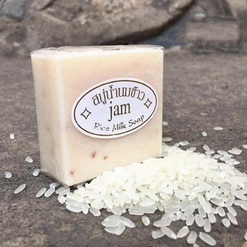 1 BÁNH XÀ PHÒNG KÍCH TRẮNG CÁM GẠO JAM RICE MILK SOAP THÁI LAN