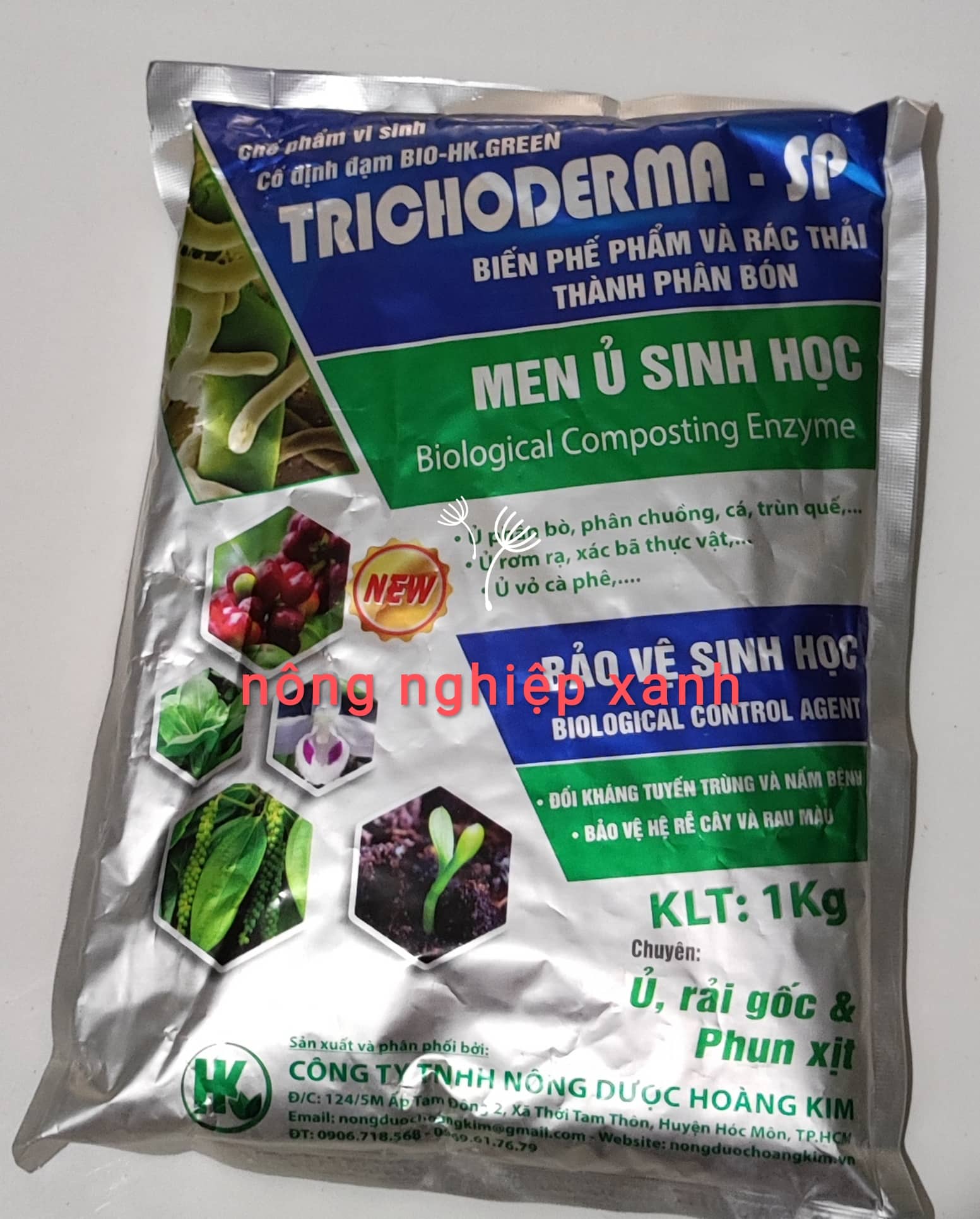Nấm đối kháng trichoderma dùng ủ phân, xử lý đất trồng