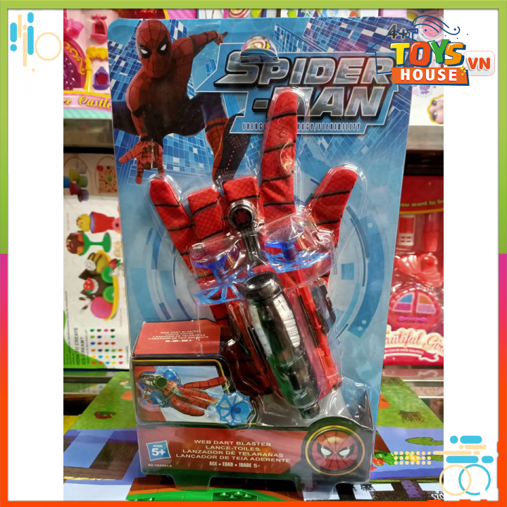 Đồ chơi găng tay siêu nhân người nhện bắn tơ spider man 5991-1
