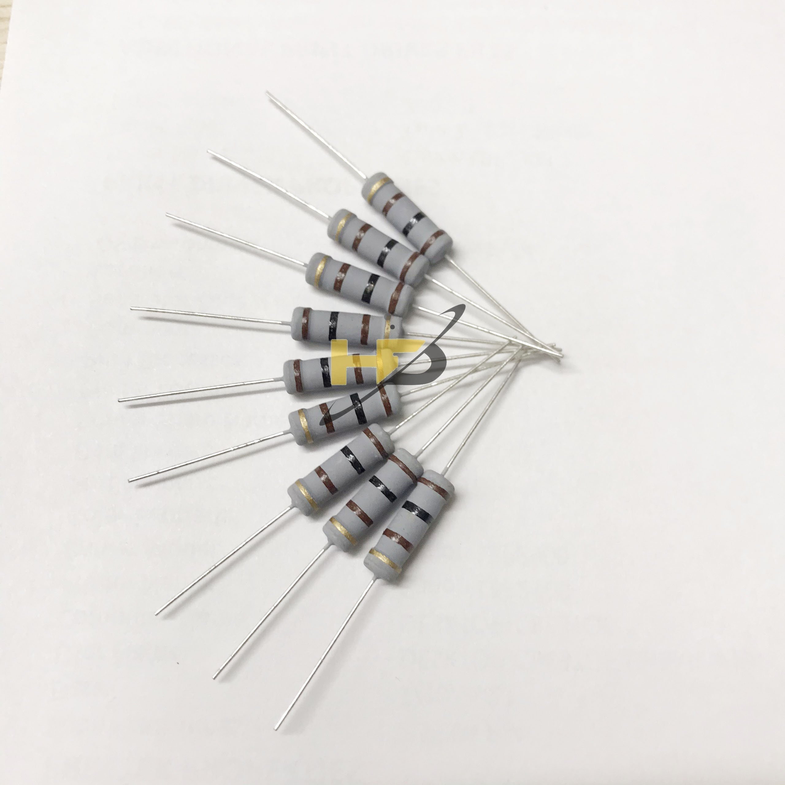 Túi 20 chiếc điện trở 2w 100r 5%, trở cắm 2w 100 ohm loại tốt