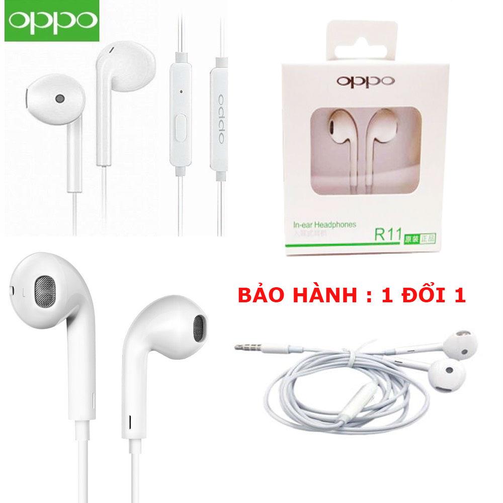 Tai nghe oppo r11 zin full hộp : bảo hành 1 đổi 1
