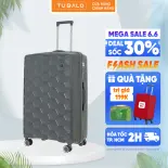 Vali TUBALO - KIGIN HACHI KG812, SIZE 24 - Chất Liệu Nhựa ABS+PP Hạn Chế Bể Vỡ, Khóa Số Bảo Mật, Bánh Xe Đôi Linh Hoạt