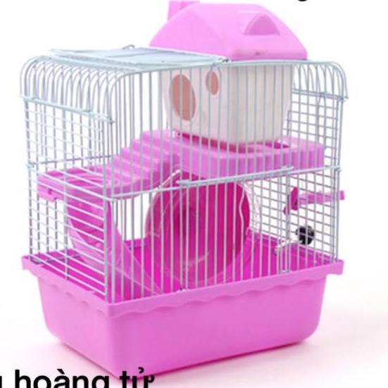 [HCM]Lồng hamster 1 tầng hoàng tử bé chất liệu nhựa nan sắt sơn tĩnh điện cao cấp kích thước 23x17x30cm