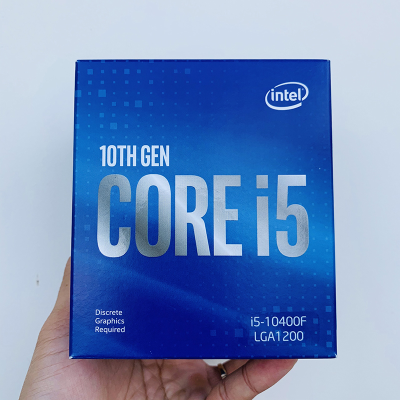CPU intel Core i5 10400F 2.9GHz upto 4.3GHz 6 nhân 12 luồng 12MB Cache 65W