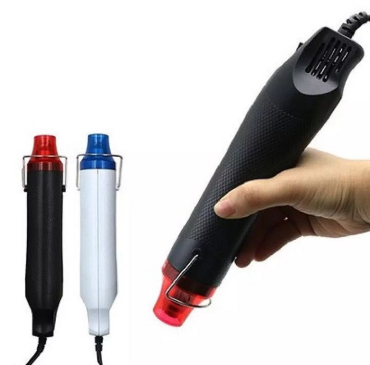 Máy khò nhiệt mini 220V để khò màng co, tem cao su, bột hàn...