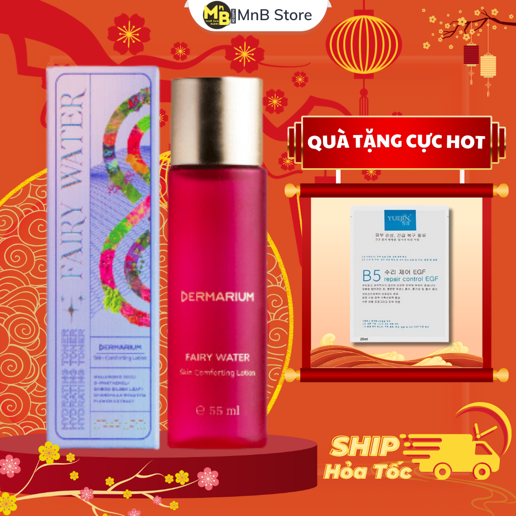 Fairy water dermarium - dung dịch cấp nước dưỡng ẩm phục hồi da 55ml 150ml