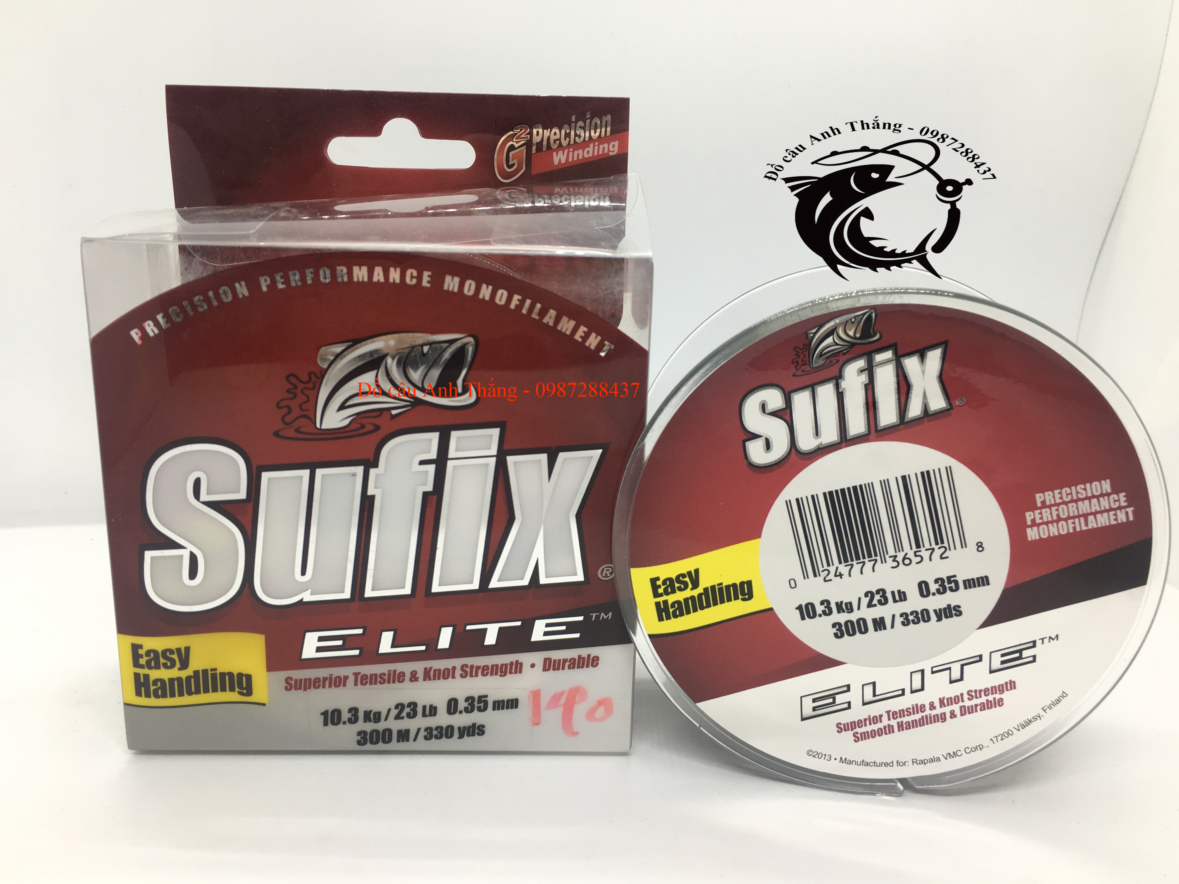 Cước trục Sufix Elite 300m câu lancer, câu lục, câu biển