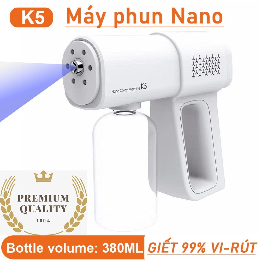 Máy phun khử khuẩn,phòng,chống dịch - máy khử khuẩn nano k5 cao cấp hàng chính hãng công ty