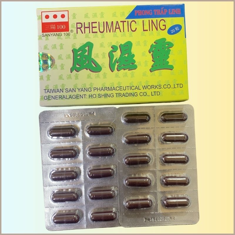 [TRỢ SHIP] Rheumatic Ling, Phong Thấp Linh Đài Loan Xịn Loại 20 Viên Đóng Vỉ–Hỗ Trợ Xương Khớp