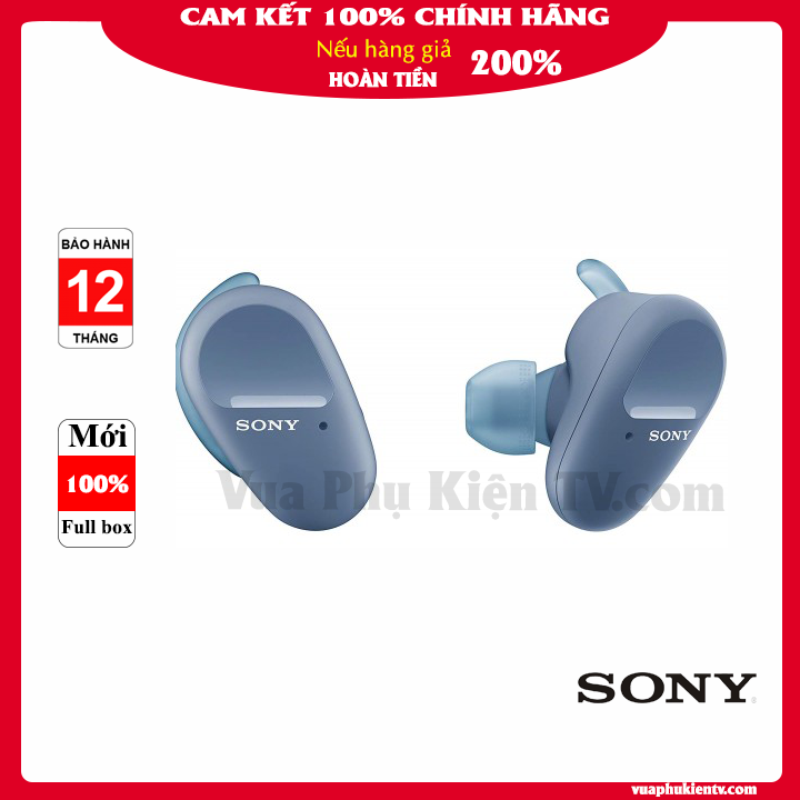 Tai nghe bluetooth true wireless SONY WF-SP800N Chính Hãng bảo hành 12 tháng chống nước chống ồn