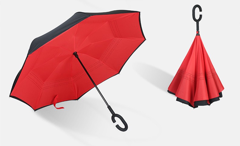 Ô Gấp Ngược Thông Minh Tay Cầm Chữ C Cao Cấp